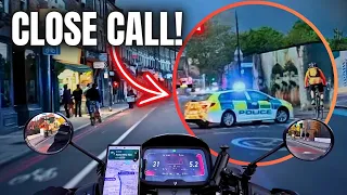 Sunday Night Delivering In Chelsea - Bus Crash & Close Call With The Police! - A CRAZY NIGHT!