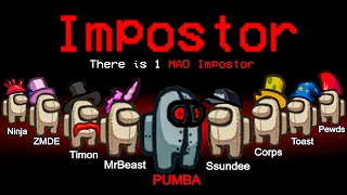 1 MAD IMPOSTOR vs 9 CREWMATES! Among Us Funny Moments #158