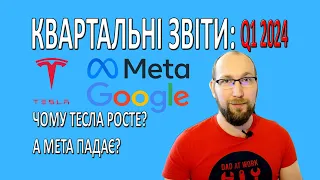 Звіт компаній TESLA META ALPHABET за Q1 2024