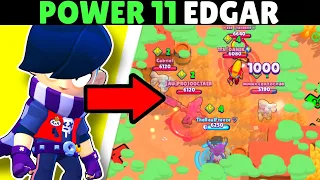 Level 11 Edgar in Solo Showdown is... 🤯 | Brawl Stars Pro Gameplay