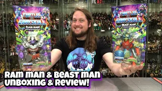 Ram Man & Beastman Turtles of Grayskull Unboxing & Review!