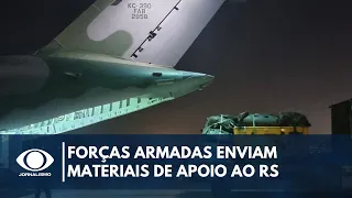 Forças Armadas enviam 18 toneladas de materiais de apoio ao RS | Band Jornalismo