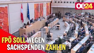 FPÖ soll wegen nicht deklarierter Sachspenden zahlen