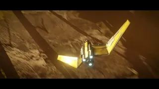 Spaceship race pre-vis animation