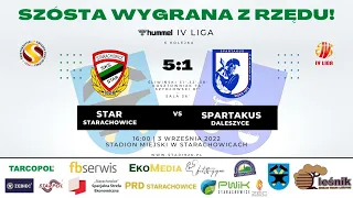 Star Starachowice - Spartakus Daleszyce 5:1 (3:1) 03.09.2022