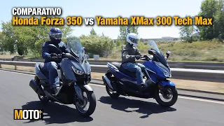 Comparativo Honda Forza 350 vs Yamaha XMAX 300 Tech Max