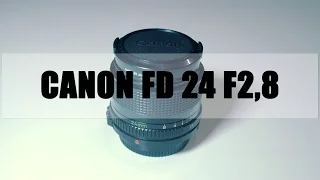 Canon FD (NFD) 24mm f2,8 Vintage Lenses - [ОБЗОР И ВИДЕО ТЕСТЫ]