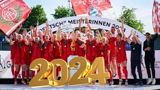 Congrats 👏🏻🏆⚽️ 2024 Deutsche Meisterinnen Bayern Munich Frauen Fussball Mannschaft Women Bundesliga