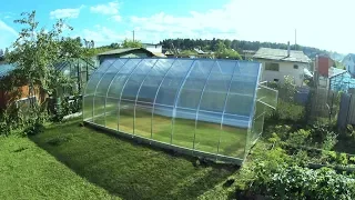 Šiltnamiai iš polikarbonato. Arkinis šiltnamis DROP. Surinkimo instrukcija | Greenhouse-Factory