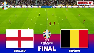 ENGLAND vs BELGIUM - UEFA EURO 2024 FINAL | Full Match All Goals | PES Gameplay PC