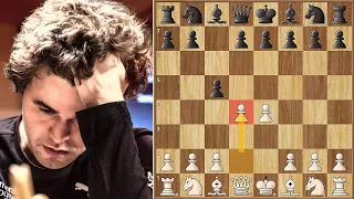 Smith-Morra Gambit Against Magnus Carlsen!