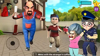 Scary Stranger 3D New Update || Gameplay Walkthrough,Funny Game Part 661 ( ANDROID,IOS )