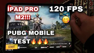 İPAD PRO M2 PUBG MOBİLE-120fps is amazing!!! İPAD PRO 2022 best gaming tablet.İPAD PRO M1 VS M2😍.