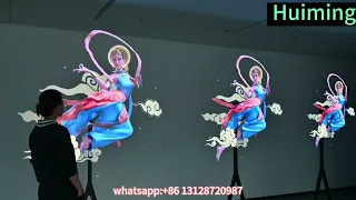 Huiming-Dseelab 3d hologram fan 130 160 190cm comparsion