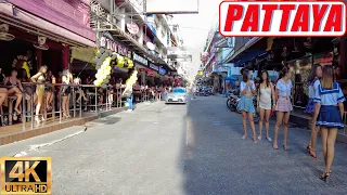 [4K] Pattaya Soi 6 & 6/1 Scenes , Beach Road | August 2022 Thailand