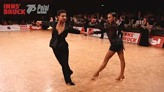 Erik Heer & Arina Reziapova - Cha-Cha-Cha Latin Dance | Innsbruck World Masters 2023