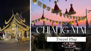 THAILAND CHIANG MAI VLOG | temple, old city, massage, street food, night bazaars