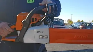 Drove 48 Min To Get This Saw Stihl MS250 - What a 45cc monster and Smooth - High Rpm - High Quality