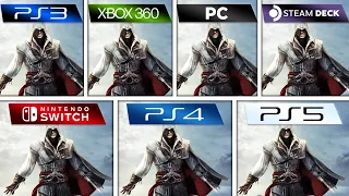 Assassin's Creed II (2009) PS3 vs XBOX 360 vs PC vs Steam Deck vs Switch vs PS4 vs PS5