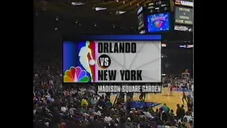 NBA On NBC - Magic @ Knicks 1994 Highlights
