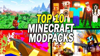 Top 10 BEST Minecraft Modpacks 2024