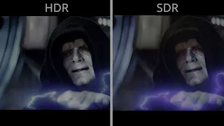 Star Wars: Episode VI - Return of the Jedi HDR vs SDR Comparison