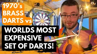 THE CHEAPEST DARTS VS WORLD'S MOST EXPENSIVE DARTS! DO THEY LIVE UP TO THE BIG PRICE TAG?