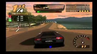 NFS Hot Pursuit 2 (PS2) - 8 Laps Hot Pursuit - Lamborghini Murcuelago