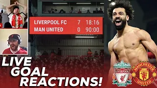 Liverpool Fans React to Salah, Gakpo, Nunez & Firmino Goals vs Man United! | LFC Fan Reaction