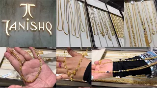 Tanishq Latest Gold Chain Designs and Chain Necklace Design Short and Long Chain Designs with Price