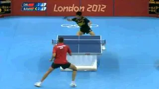 [London 2012] Zhang Jike - Vladimir Samsonov : Beautiful point