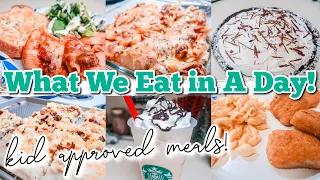 WHAT WE EAT IN A DAY 2021 // Realistic Kid Approved Meal Ideas // Single Mom of 3!