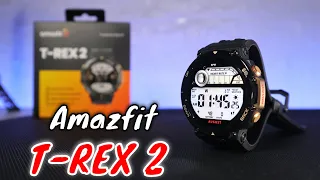 Amazfit T-Rex 2 - AMOLED , Long Battery Life, Multi-Band GPS , 150+ built-in sport modes