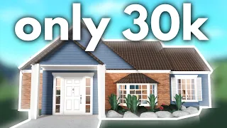 Building a Bloxburg House Using ONLY 30K!