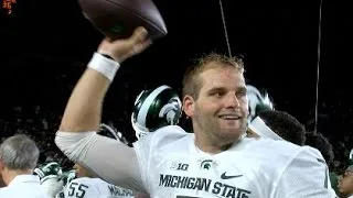 MSU players react to 36-28 victory over Notre Dame