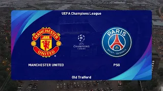 PES 2021 | Manchester United vs PSG | UEFA Champions League UCL | Gameplay PC
