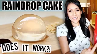 RAINDROP CAKE! - Does it Work?! - #TastyTuesday