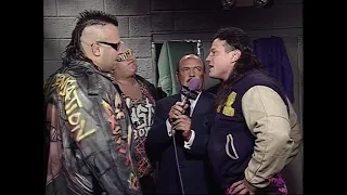 Nasty Boys / Steiner Brothers Backstage Promo with Mean Gene (WCW)