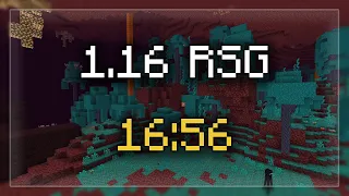 [16:56] Minecraft 1.16.1 RSG Speedrun [PB]