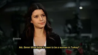 Beren Saat talks about being a woman (English Subtitles)