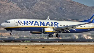 Ryanair Boeing 737-800 Landing & Takeoff at Athens Airport | Close Plane Spotting Views [4K] ATC