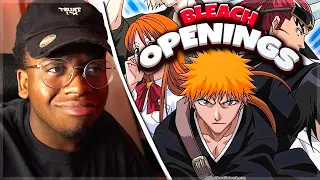 BEST OPENINGS EVER??!?!? | First Time Reacting to EVERY Bleach Opening (1-15)