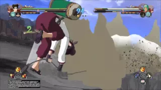 Naruto Storm 4 Team Guy (New Secret Technique) vs. Han, Utakata, & Fuu (White Robes)