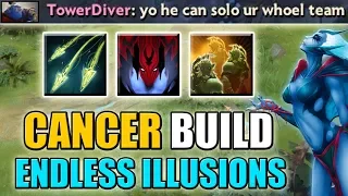 Non-stop Illusions with Split Shot and Vengeance Aura [Best Ability Draft Build] Dota 2