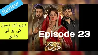 Qalandar Episode 23 30 Dec 2022 Muneeb Butt Komal Meer Ali Abbas Pakistani Drama Geo Review Channel