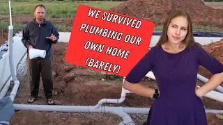DIY Rough-In Plumbing in an ICF House: Our Adventures in Tackling the Pipes Together!