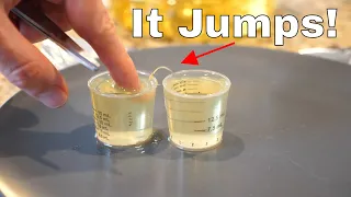 This Amazing Effect Causes Liquid To Jump From One Cup to Another!