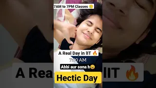 A real Day in the life of an IIT Student 😩 *Hectic Version* IIT Motivation 🔥 #iit #jee #minivlog