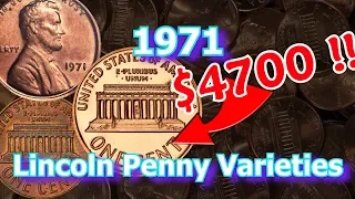 1971 Penny Varieties and Errors Worth Money to Look For