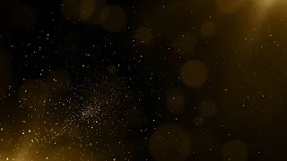 Golden Dust Particles Animation Background video | 4K Gold Dust